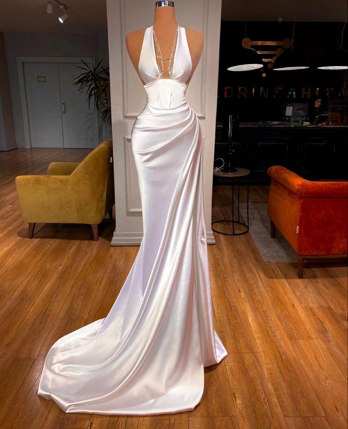 Strapless Prom Dress, Sexy Prom Dresses, Long Evening Dress