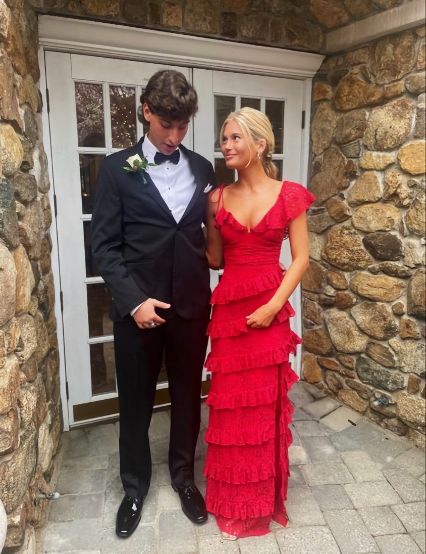 long red prom dresses