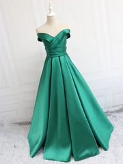 Off the Shoulder Blue/Green Long Prom Dresses, Green/Blue Off Shoulder Formal Evening Dresses