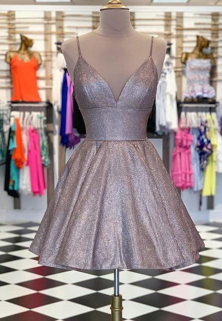 Sparkly Short Prom Dresses, Homecoming Dress, Dance Dresses, Ip1338