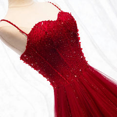 Prom Dresses, Beaded Sweetheart Long Formal Dress, Junior Prom Dress