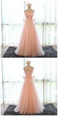 pink chiffon long womens long Evening Dresses