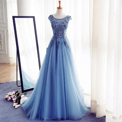 Appliques A Line Prom Dresses, Long Prom Dresses, Cheap Prom Dresses, Evening Dress, Prom Gowns Formal Women Dress, Prom Dress